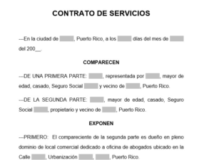 Contrato - Servicios Básicos